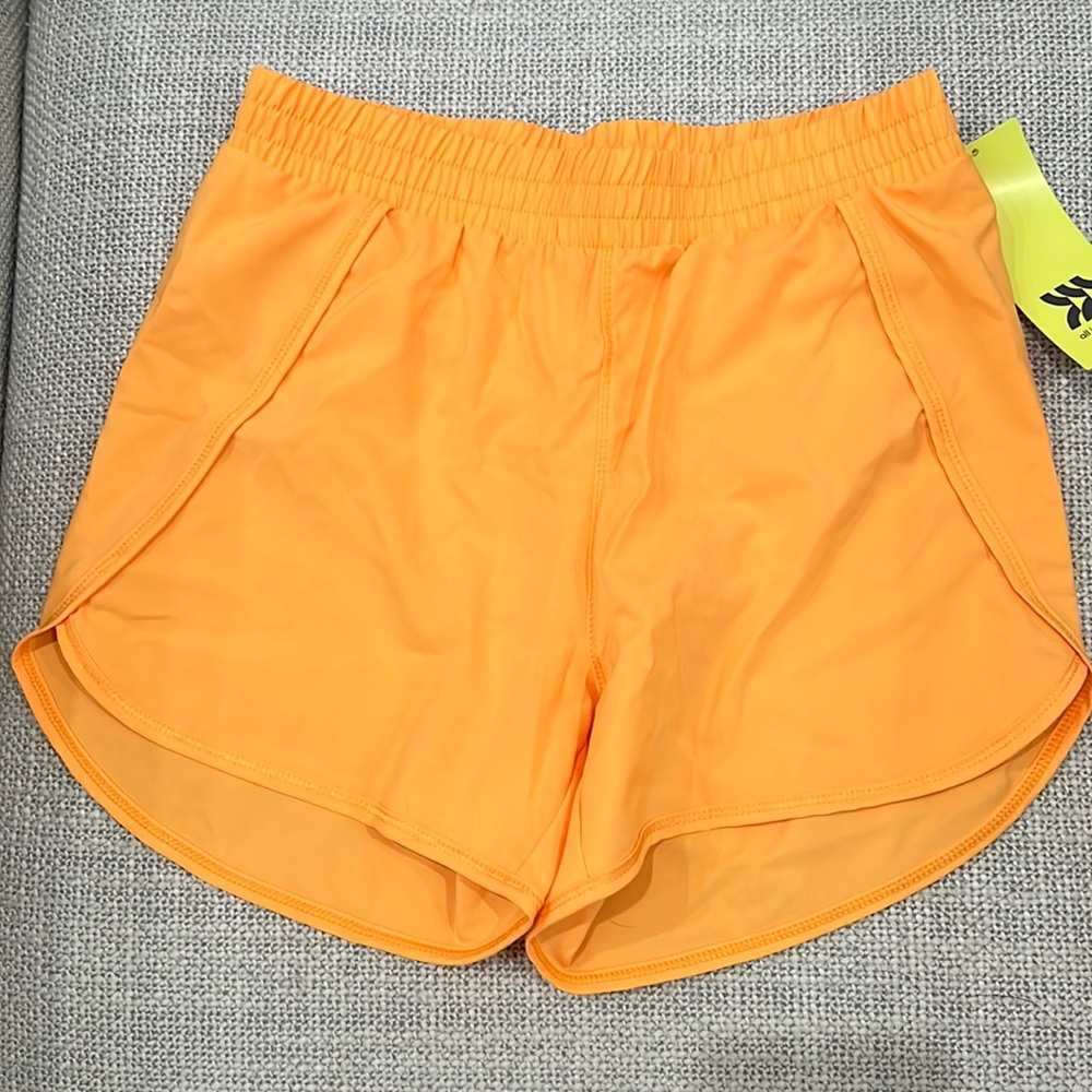Girls run shorts all in motion